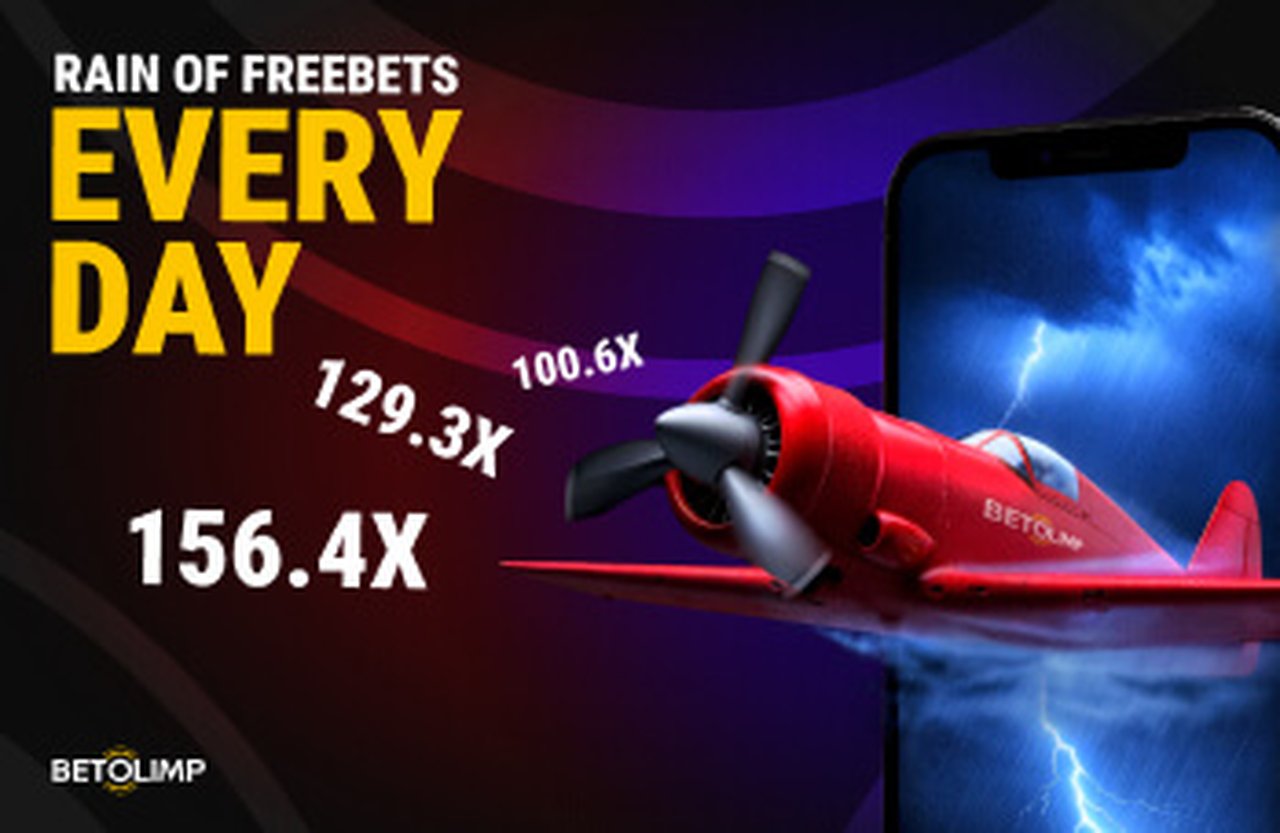 Aviator Rain free bets promotion at BetOlimp