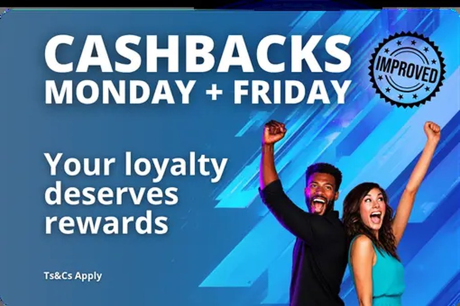 Monday and Friday cashback at firstbet