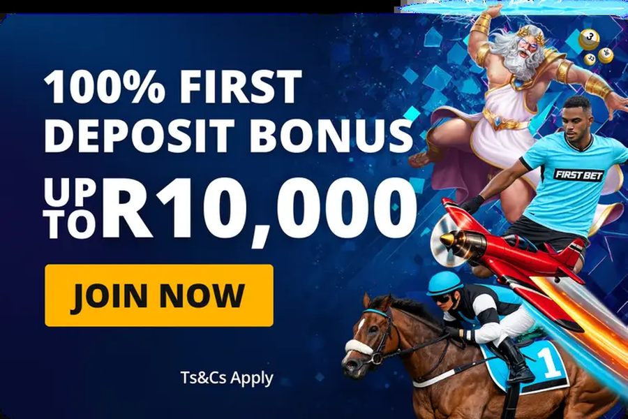 100% bonus bet or 100 spins at firstbet