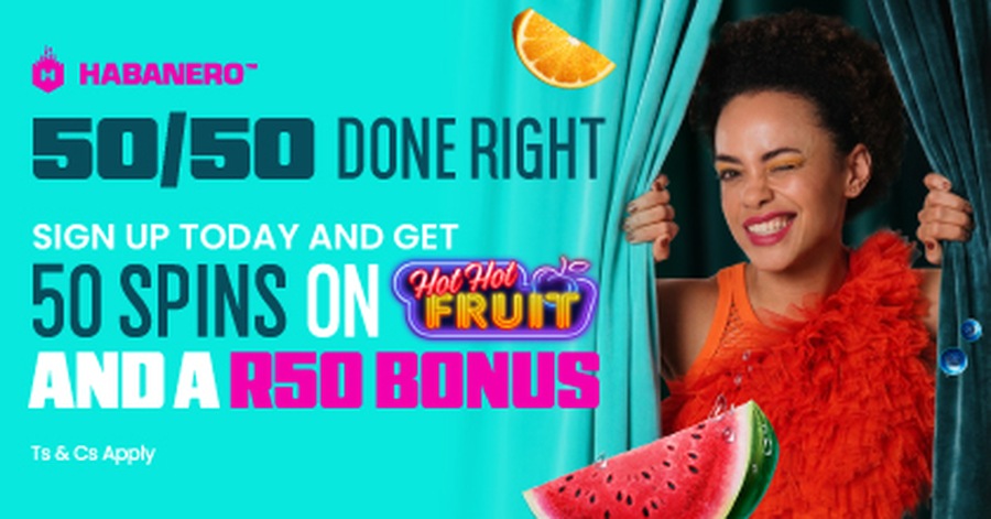 R50 signup credit and assigned bonus spins at luckyfish