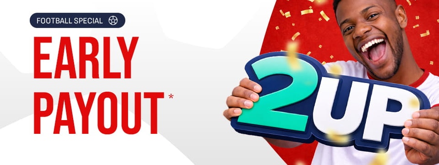 2UP football early payout at virginbet