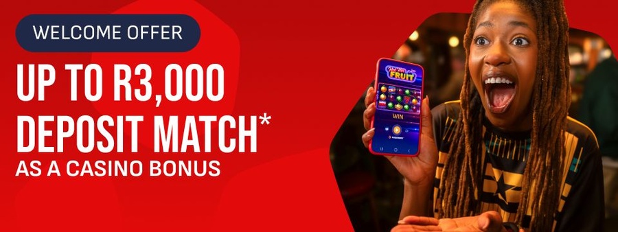 100% casino match up to R3,000 at virginbet