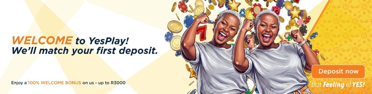 100% welcome match up to R3,000